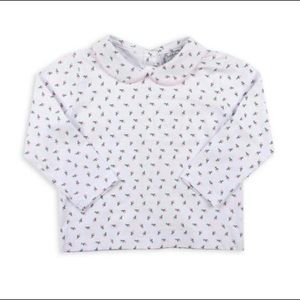 NWOT Peter Pan Rosebud Long-sleeve Shirt size 6